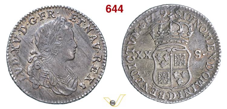 FRANCIA -  LUIGI XV  (1715-1773)  ... 