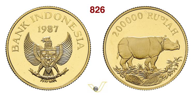 INDONESIA  200.000 Rupie 1987   ... 