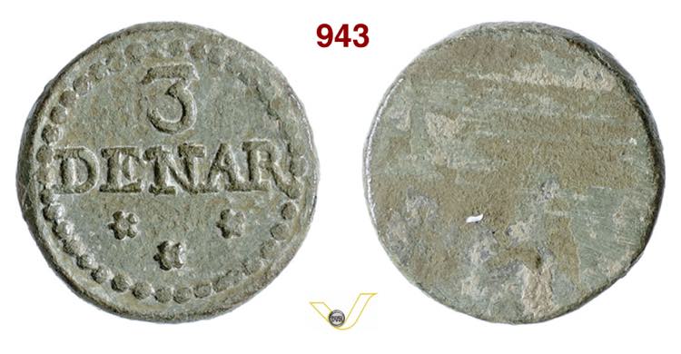 GENOVA   Peso del 3 Denari 1752   ... 