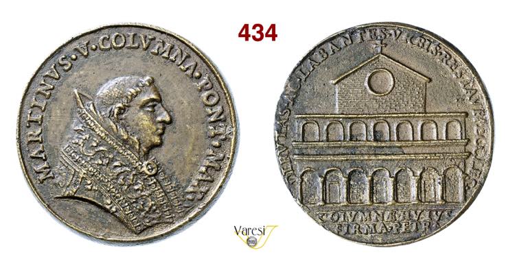 MARTINO V  (1417-1431)  Medaglia ... 