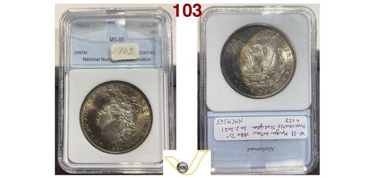 US Dollar 1880 O New Orleans, AG. ... 