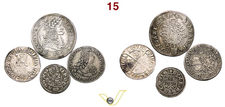 Sacro Romano Impero quattro monete ... 