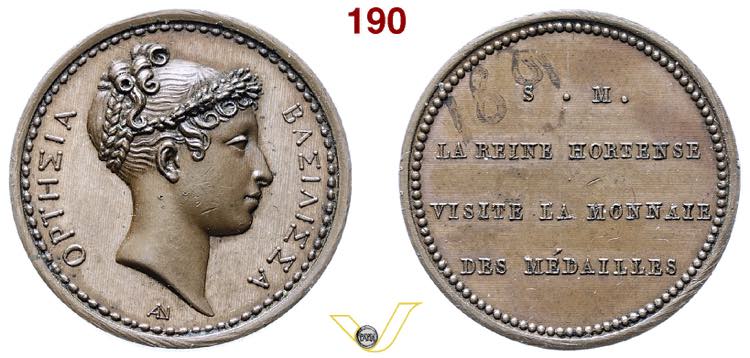 Medaglia 1808 La regina Ortensia ... 