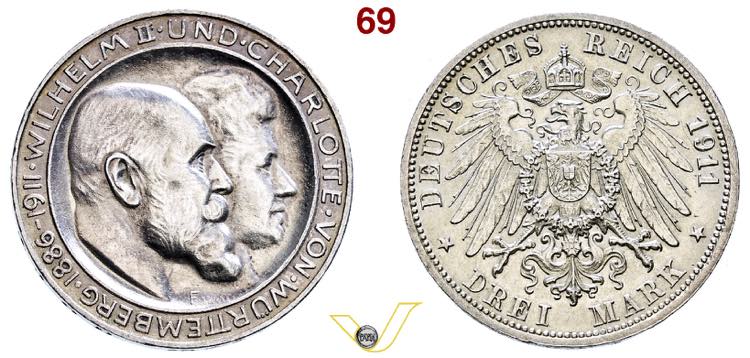Germania Wurttemberg, Wilhelm II ... 