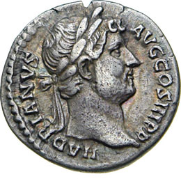 ADRIANO (117-138) Denario.  D/ ... 