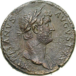 ADRIANO (117-138) Sesterzio.  D/ ... 