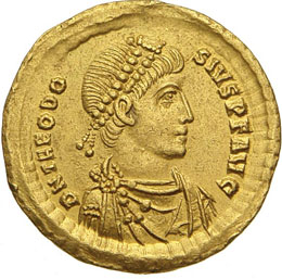 TEODOSIO I (379-395) Solido, ... 