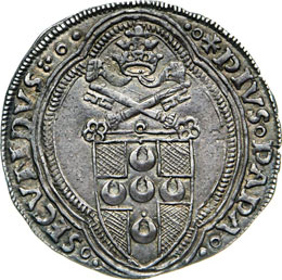 PIO II  (1458-1464)  Grosso, Roma. ... 