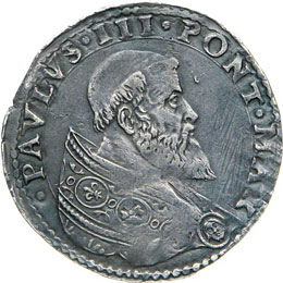 PAOLO III  (1534-1559)  Bianco, ... 