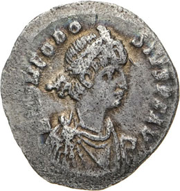 TEODOSIO II  (402-450)  Siliqua, ... 