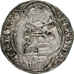 ALESSANDRO VI  (1492-1503)  Grosso ... 