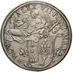 ALESSANDRO VII  (1655-1667)  Piastra s.d., ... 