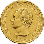 CARLO FELICE  (1821-1831)  80 Lire 1824 ... 
