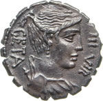 HOSTILIA - L. Hostilius Saserna  (48 a.C.)  ... 