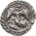 SICILIA - Kamarina  (460-450 a.C.)  Litra.  ... 