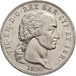 VITTORIO EMANUELE I  (1802-1821)  5 Lire ... 