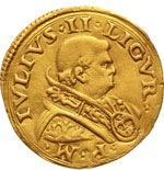 GIULIO II  (1503-1513)  Doppio fiorino di ... 