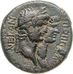 NERONE  (54-68)  Ae 19, Ionia, Ephesus.  D/ ... 