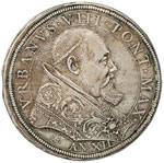 URBANO VIII  (1623-1644)  Piastra A. XII, ... 