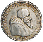PAOLO III  (1534-1559)  Med. A. XVI per la ... 