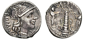 MINUCIA - C. Minucius Augurinus  (135 a.C.)  ... 