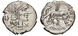POMPEIA - Sex. Pompeius Fostlus  (137 a.C.)  ... 