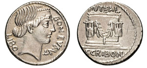 SCRIBONIA - L. Scibonius Libo  (62 a.C.)  ... 