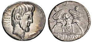 TITURIA - L. Titurius L.f. Sabinus  (89 ... 