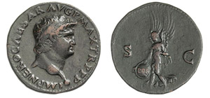 NERONE  (54-68)  Asse (Lugdunum, 66/67 d.C.) ... 