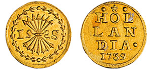 OLANDA - HollandStuiver 1739.   Kr. 91a   Au ... 