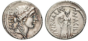 ACILIA - Man. Acilius Glabrio  (49 a.C.)  ... 