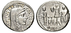 AEMILIA - L. Aemilius Lepidus Paullus  (62 ... 