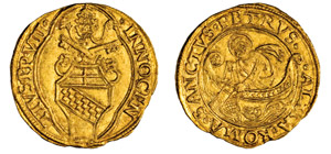 INNOCENZO VIII  (1484-1492)  Fiorino s.d.  ... 