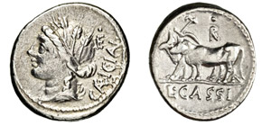 CASSIA - L. Cassius Caecianus  (102 a.C.)  ... 