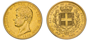 CARLO ALBERTO  (1831-1849)  100 Lire 1835 ... 