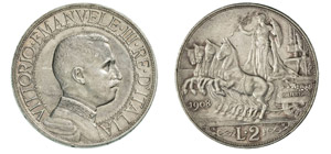 VITTORIO EMANUELE III  (1900-1946)  2 Lire ... 