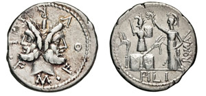 FURIA - M. Furius L.f. Philus  (119 a.C.)  ... 