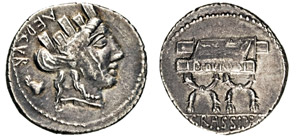 FURIA - P. Furius Crassipes  (84 a.C.)  ... 