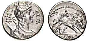 HOSIDIA - C. Hosidius C.f. Geta  (68 a.C.)  ... 