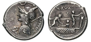 LICINIA - P. Licinius Nerva  (113-112 a.C.)  ... 