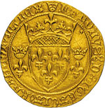 FRANCIA - CARLO VII  (1422-1461)  Scudo dro ... 