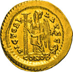 MARCIANO  (450-457)  Solido, ... 