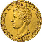 CARLO ALBERTO  (1831-1849)  100 Lire 1832 ... 
