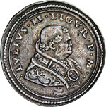 PAPALI - GIULIO II  (1503-1513)  Medaglia ... 
