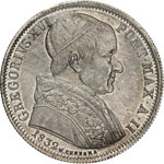 GREGORIO XVI  (1831-1846)  50 Baiocchi 1832 ... 