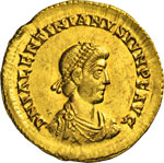 VALENTINIANO II  (375-392)  Solido, ... 