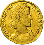 COSTANZO II  (337-361)  Solido, Aquileia.  ... 