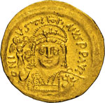 GIUSTINO II  (565-578)  Solido leggero da 22 ... 