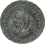 PIO VI  (1775-1799)  Madonnina da 5 Baiocchi ... 