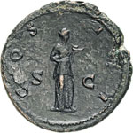 ADRIANO  (117-138)  Asse, nato ... 